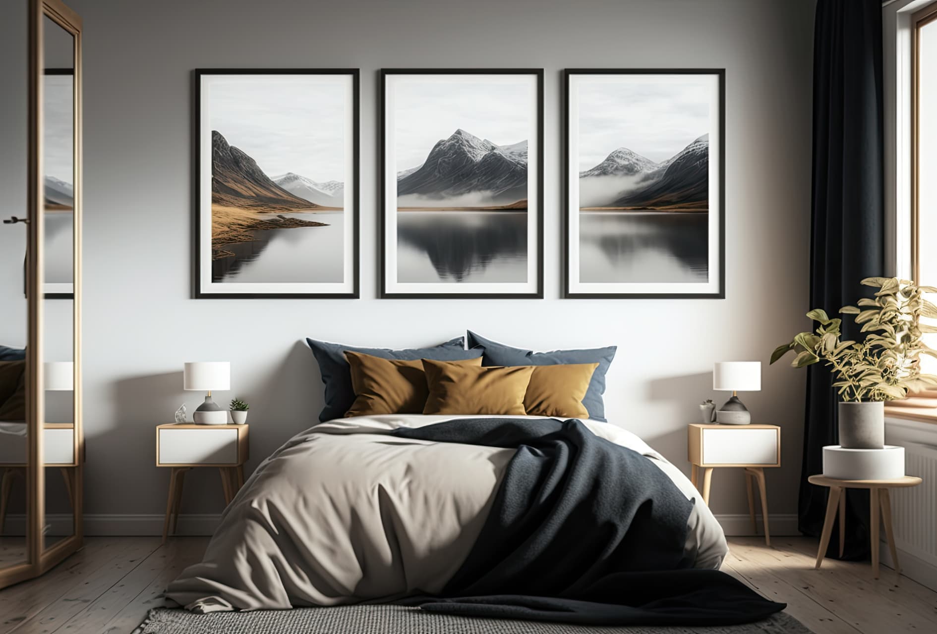 The modern platform bed